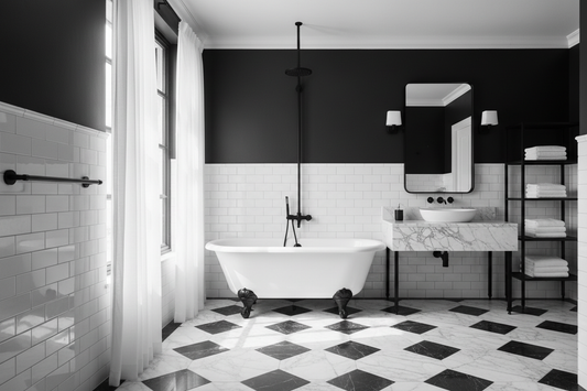 30 Stunning Black and White Bathroom Ideas for a Timeless Look