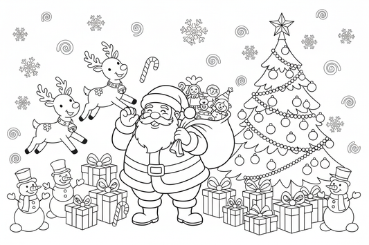 35 Fun Christmas Coloring Pages Perfect for Kids