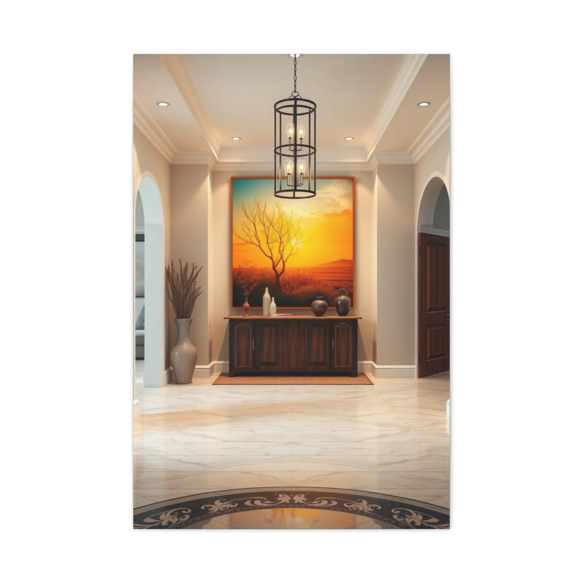 Vibrant Interior Accents: Orange Wall Art Trends for 2025