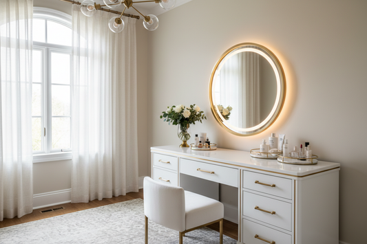 5 Brilliant Strategies for Your White Vanity Table - Transform Your Personal Space