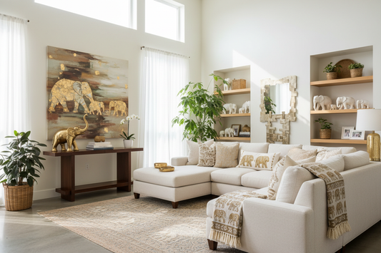 5 Creative Ways to Integrate Elephants into Your Home Décor for Positive Energy
