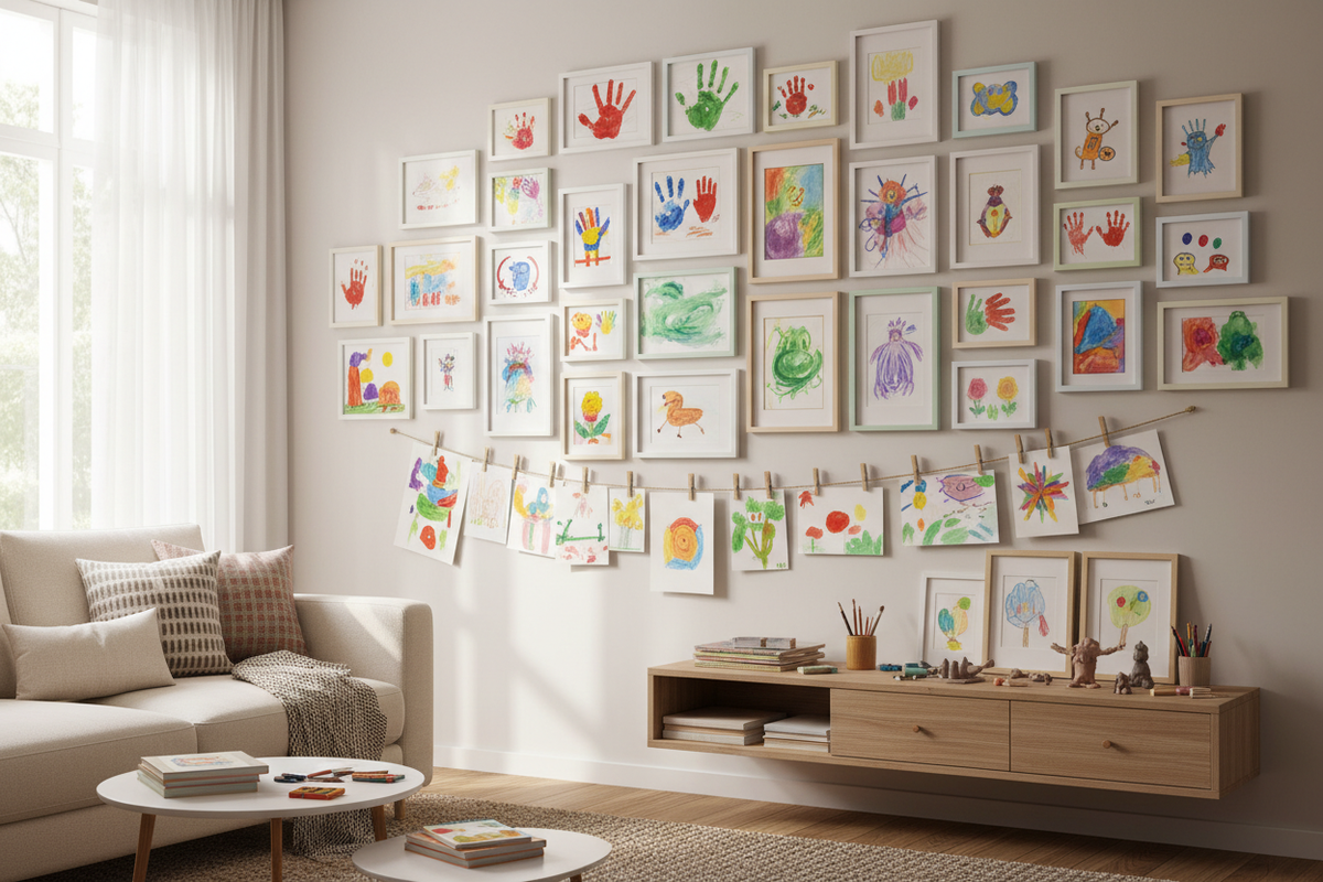 5 Inspiring Ways to Celebrate and Display Your Child’s Art