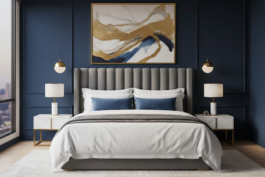 5 Striking Blue Bedroom Design Concepts for a Stylish Slumber