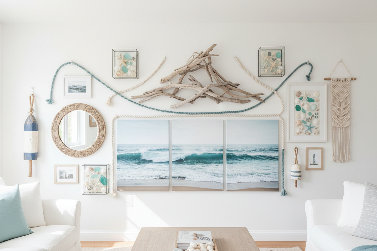 6 Coastal-Inspired Wall Décor Ideas to Bring the Beach Vibes Home