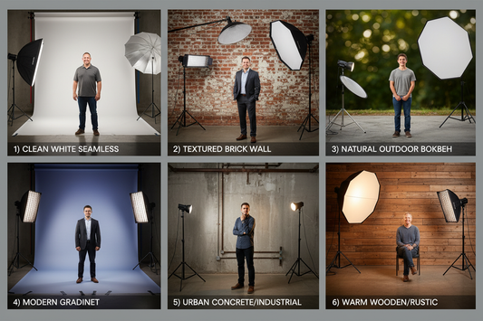6 Creative Background Options to Elevate Your Headshot Photography