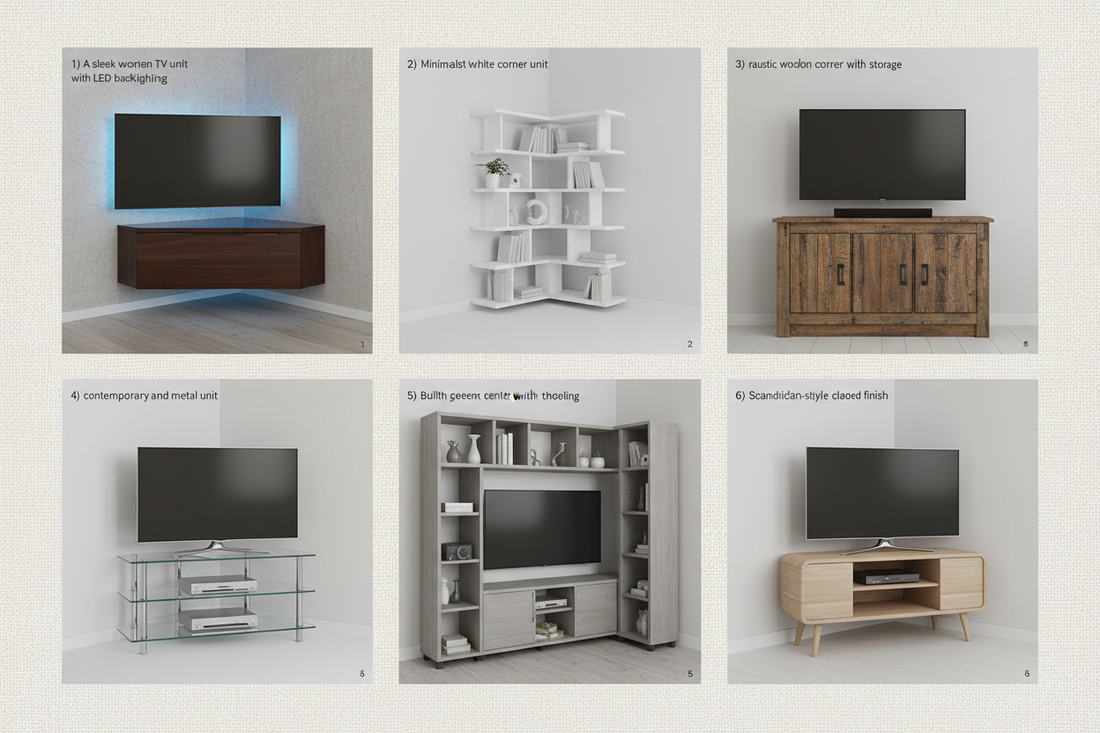 6 Creative Corner TV Unit Designs to Reimagine Your Space