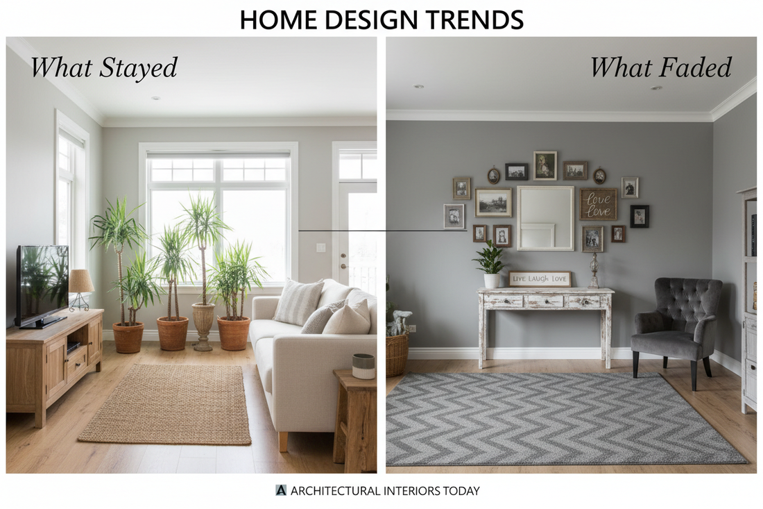 6 Home Design Trends That Ruled – What Stayed and What Faded