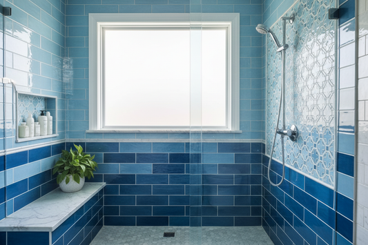 6 Serene Blue Bathroom Tile Designs to Create a Calming Shower Retreat