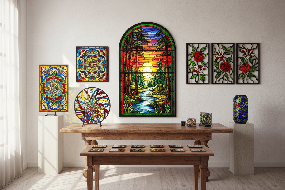 6 Stunning Glass Painting Designs to Elevate Your Home Interiors