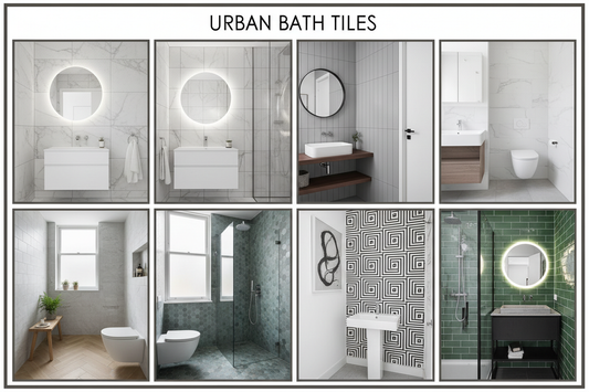 6 Stylish Tiling Ideas to Maximize Small Urban Bathrooms