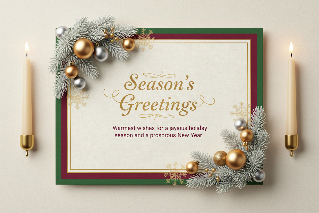 65 Business-Friendly Holiday Card Phrases to Spread Cheer