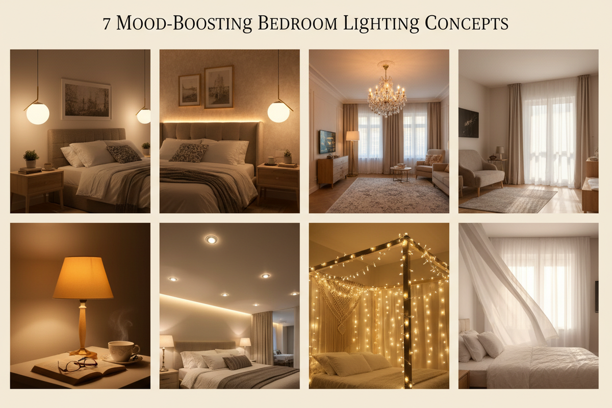 7 Bedroom Lighting Designs to Brighten Your Mood
