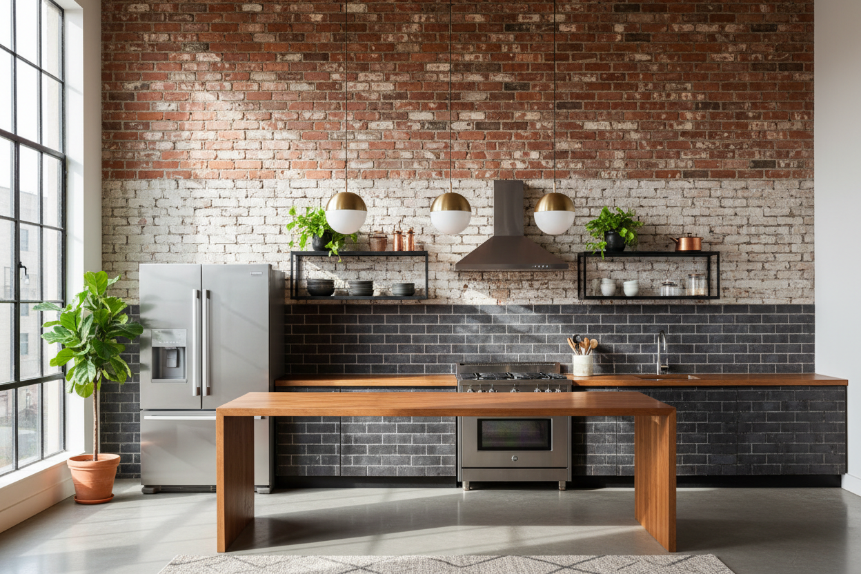 7 Bold Brick Wall Ideas to Transform Your Kitchen – Wallpics