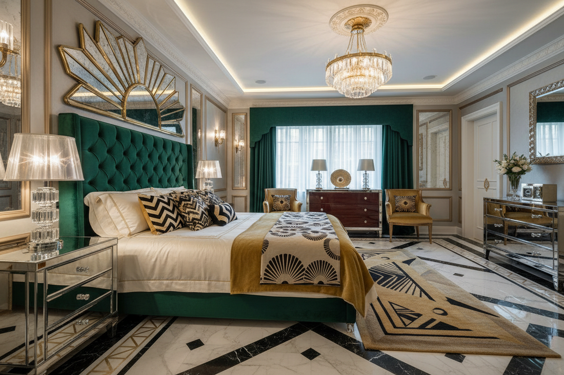 7 Luxurious Art Deco Bedroom Design Ideas to Redefine Modern Elegance