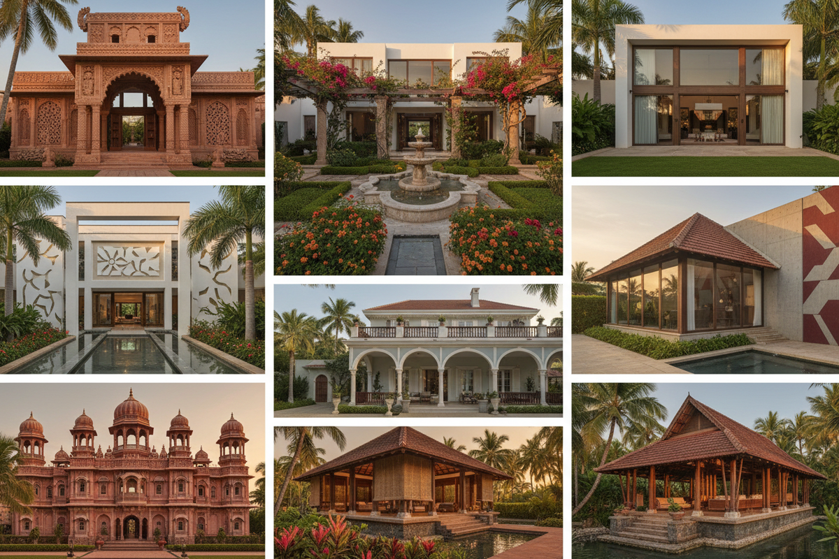 7 Stunning Indian Villa Design Ideas – From Opulent Luxury to Elegant Simplicity