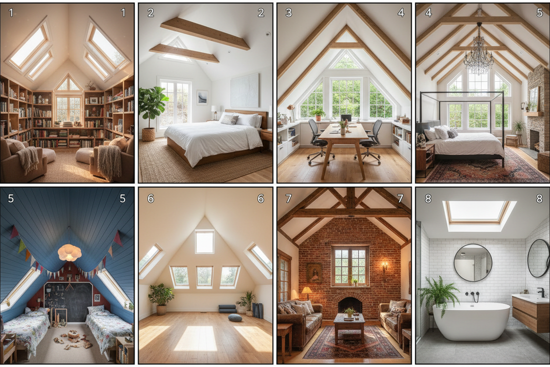 8 Beautiful Attic Home Design Ideas