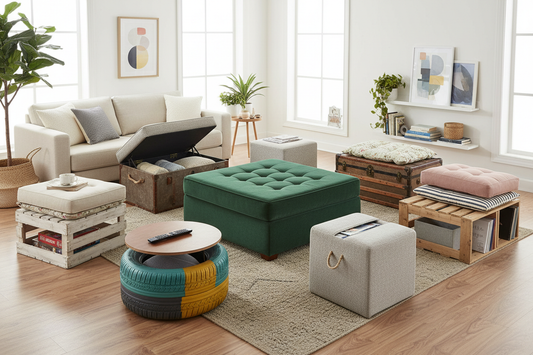 8 Clever DIY Storage Ottoman Ideas to Elevate Your Living Space