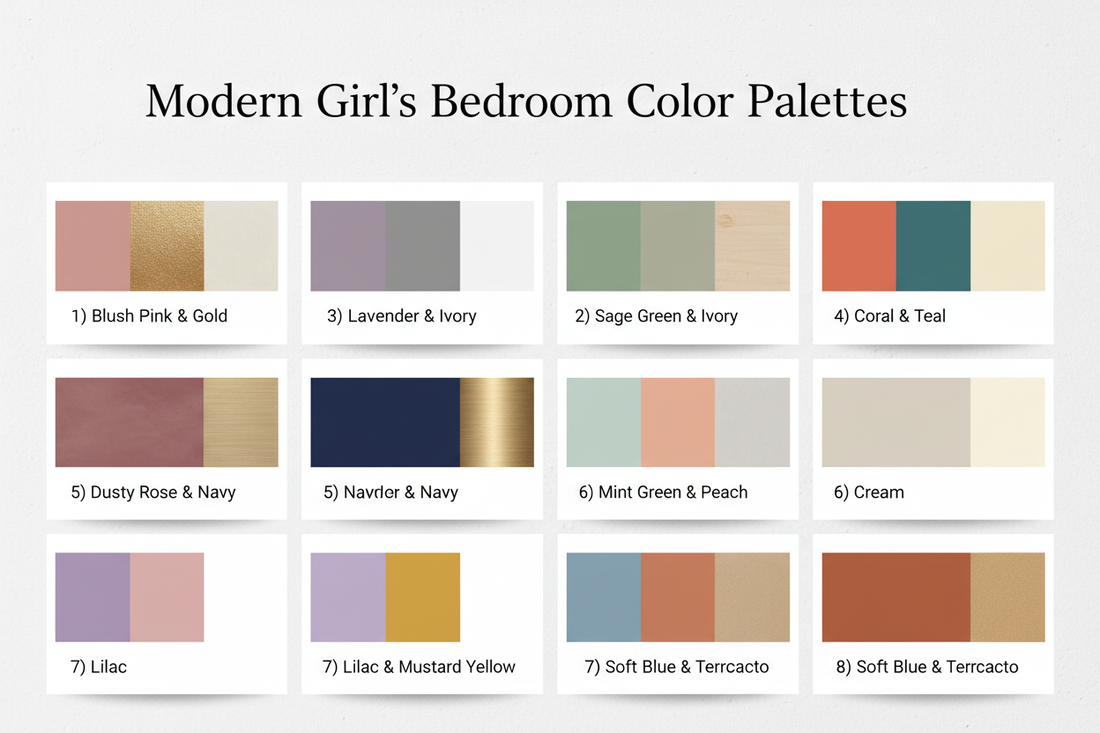 8 Creative Colour Schemes for a Modern Girl’s Bedroom