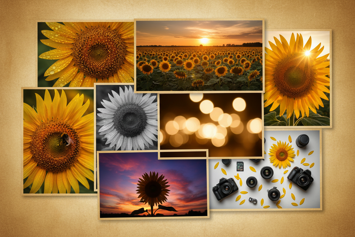 8 Creative Sunflower Photography Concepts to Capture This Season