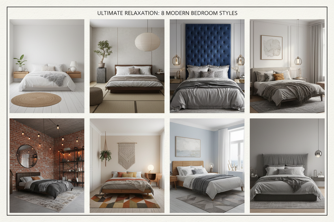 8 Modern Bedroom Styles for Ultimate Relaxation
