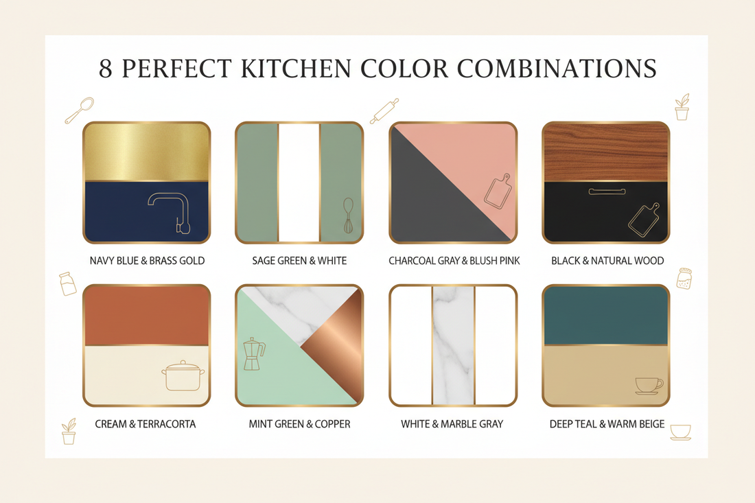 8 Perfect Colour Combinations for a Stylish Kitchen