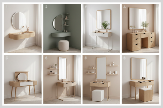 8 Space-Saving Dressing Table Ideas for Small Rooms