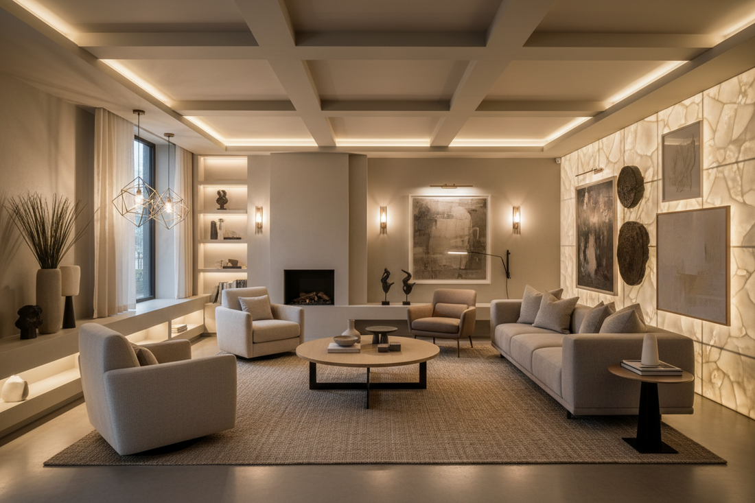 8 Spectacular Living Room Wall Lighting Solutions to Transform Your Interior Space