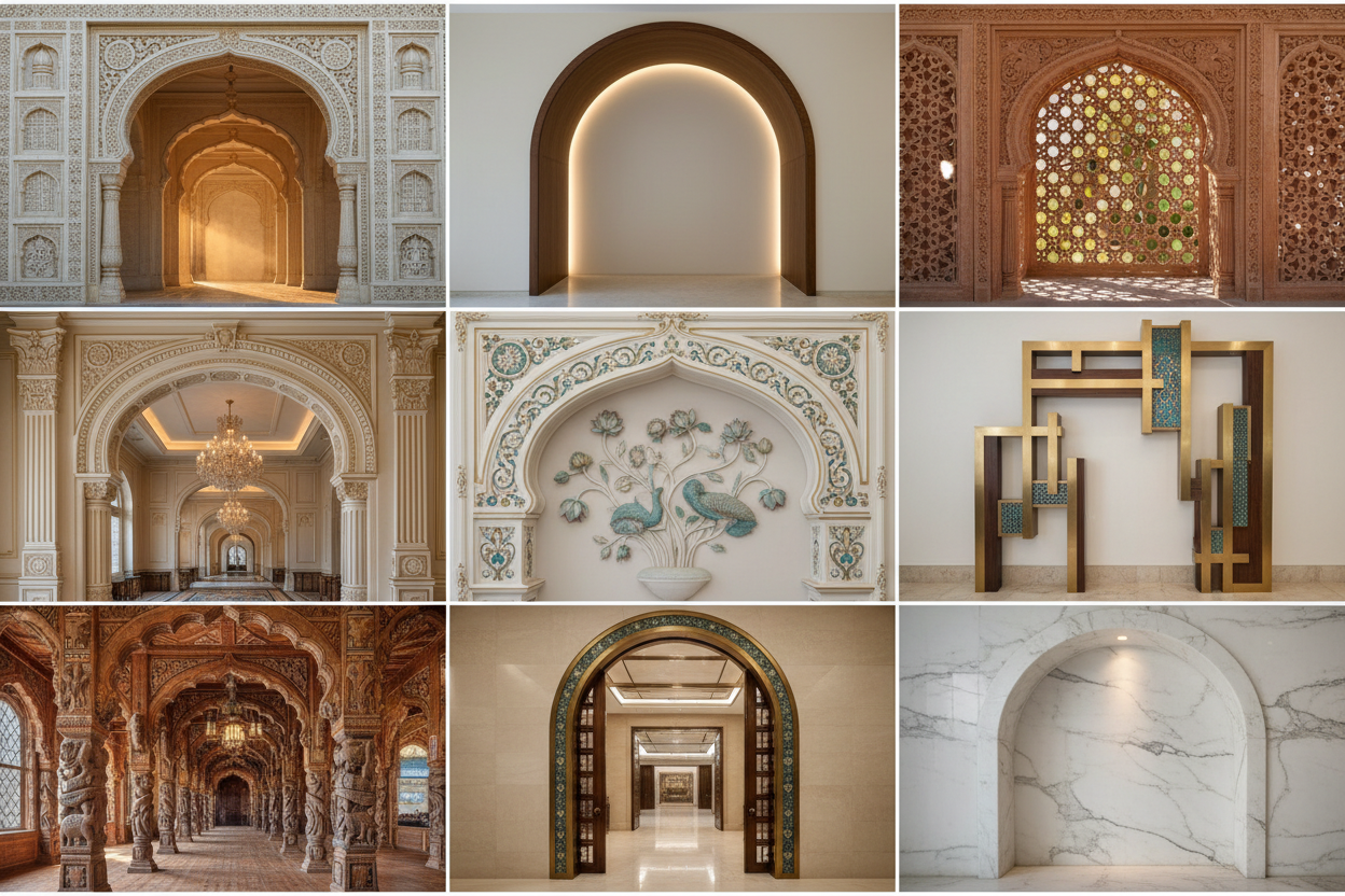 8 Stunning Arch Designs to Elevate Your Indian House Main Hall – Wallpics