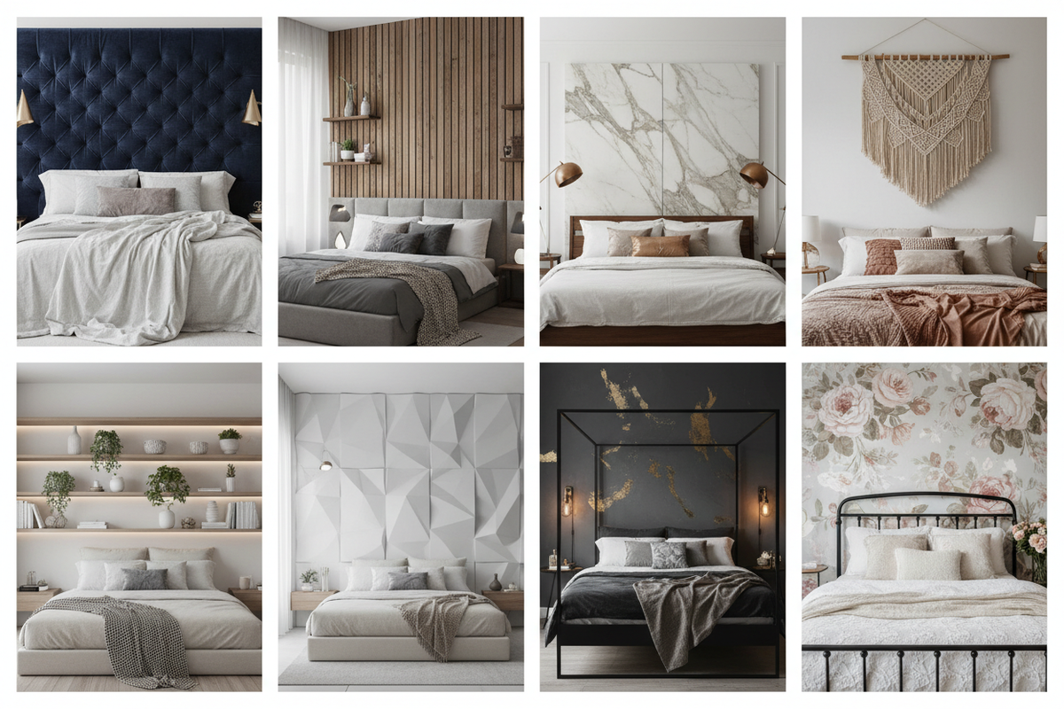 8 Stunning Bed Back Wall Designs to Transform Your Bedroom into a Dreamy Haven