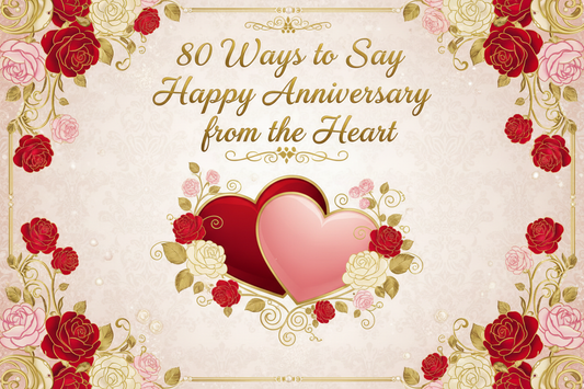 80 Ways to Say Happy Anniversary from the Heart