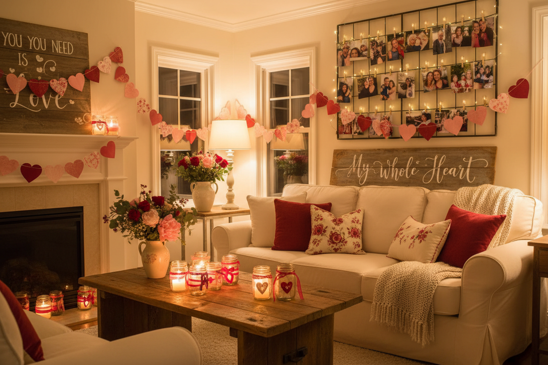 9 Clever DIY Valentine’s Day Decor Ideas for a Cozy Home Celebration