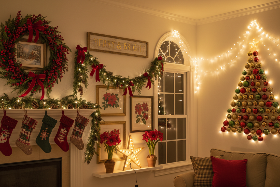 9 Enchanting Holiday Wall Decoration Concepts to Transform Your Home into a Festive Wonderland