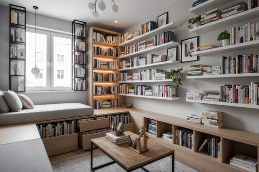 9 Genius Ways to Store Books in Tiny Apartments