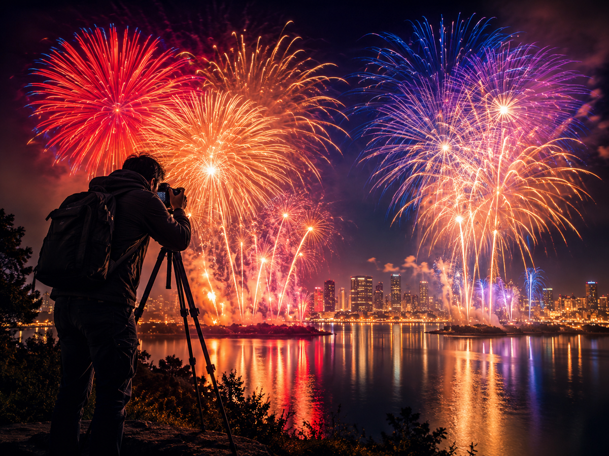 Celestial Sparks: Capturing the Ephemeral Symphony of Light and Color in Firework Photography