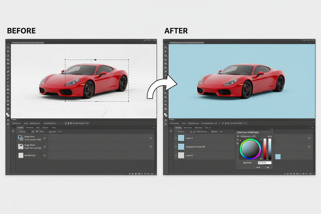 A Beginner’s Guide to Switching Background Colors in Photoshop