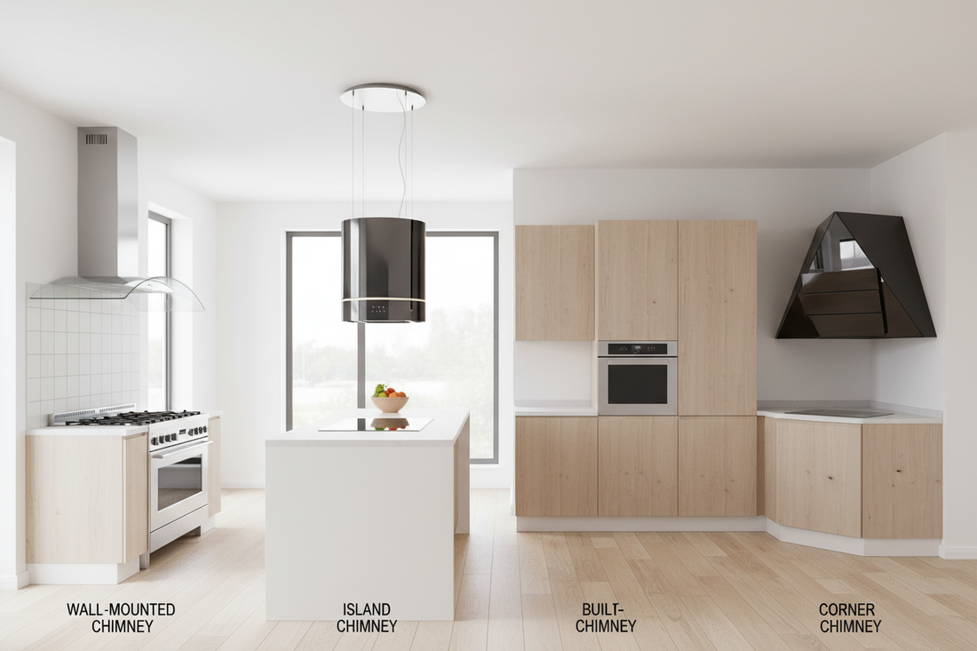 A Complete Guide to Different Types of Kitchen Chimneys