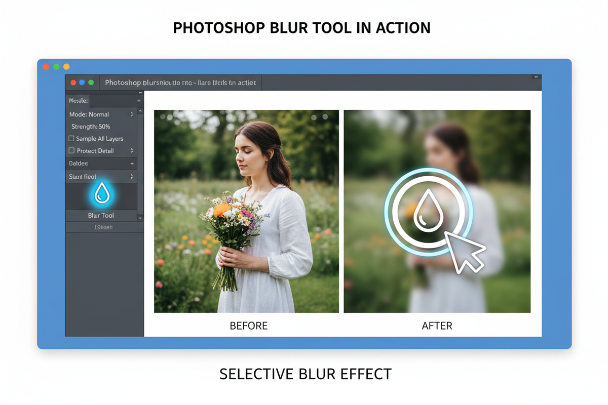 A Comprehensive Guide to Using the Blur Tool in Photoshop