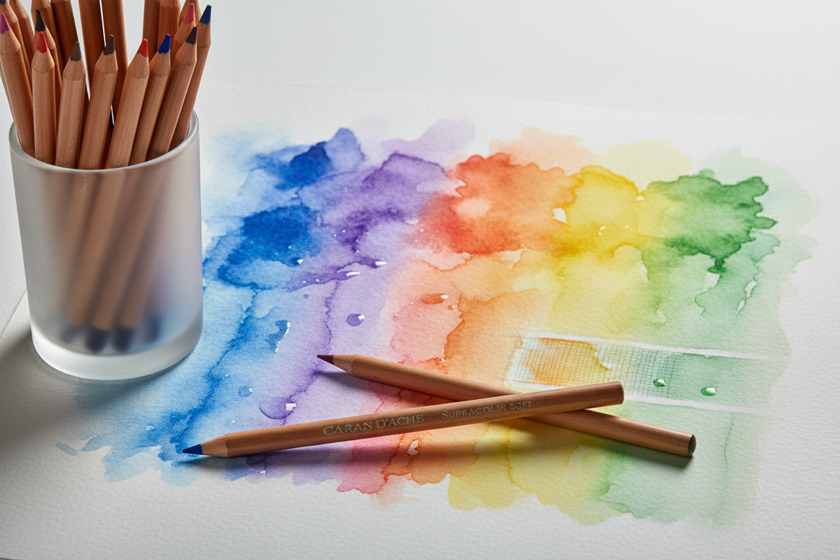 A Deep Dive into Caran d’Ache Supracolor Soft Aquarelle Pencils: The Artist's Secret to Beautiful Blends
