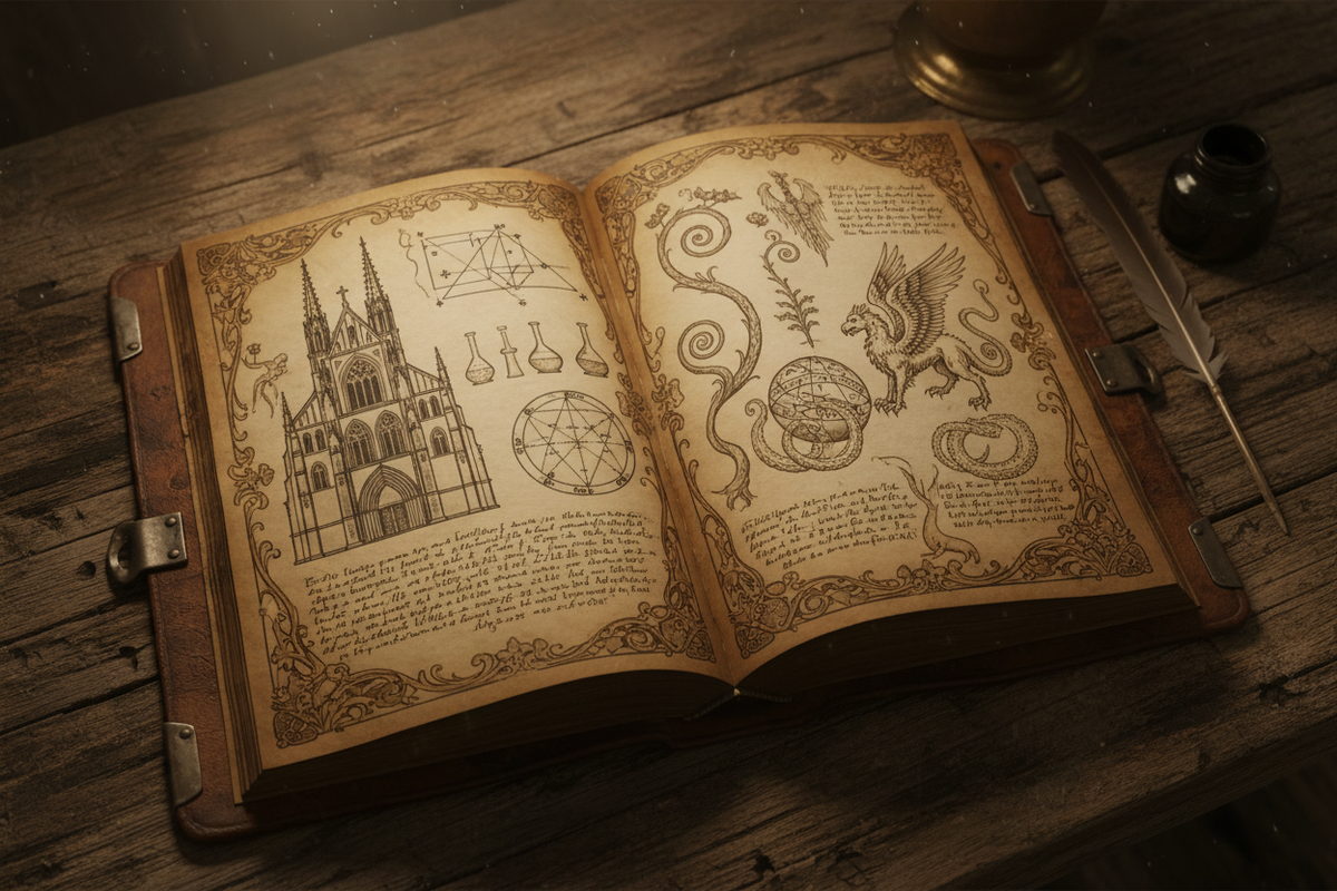 A Glimpse into the Past: Unraveling the Mysteries of a Medieval Sketchbook