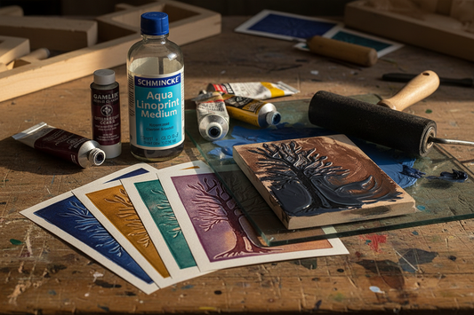 A Perfect Blend: Schmincke Print Medium and Oil Paint for Stunning Printmaking Results