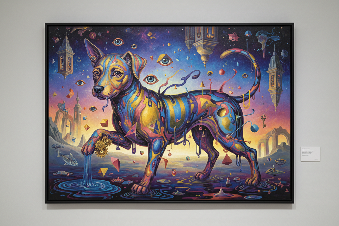 Abstract and Surrealist Pet Canvas Prints