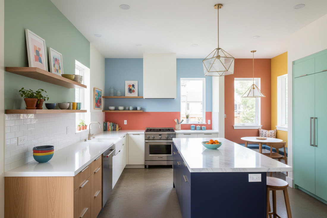 Add a Splash of Colour: 8 Best Kitchen Wall Paints for Your Home