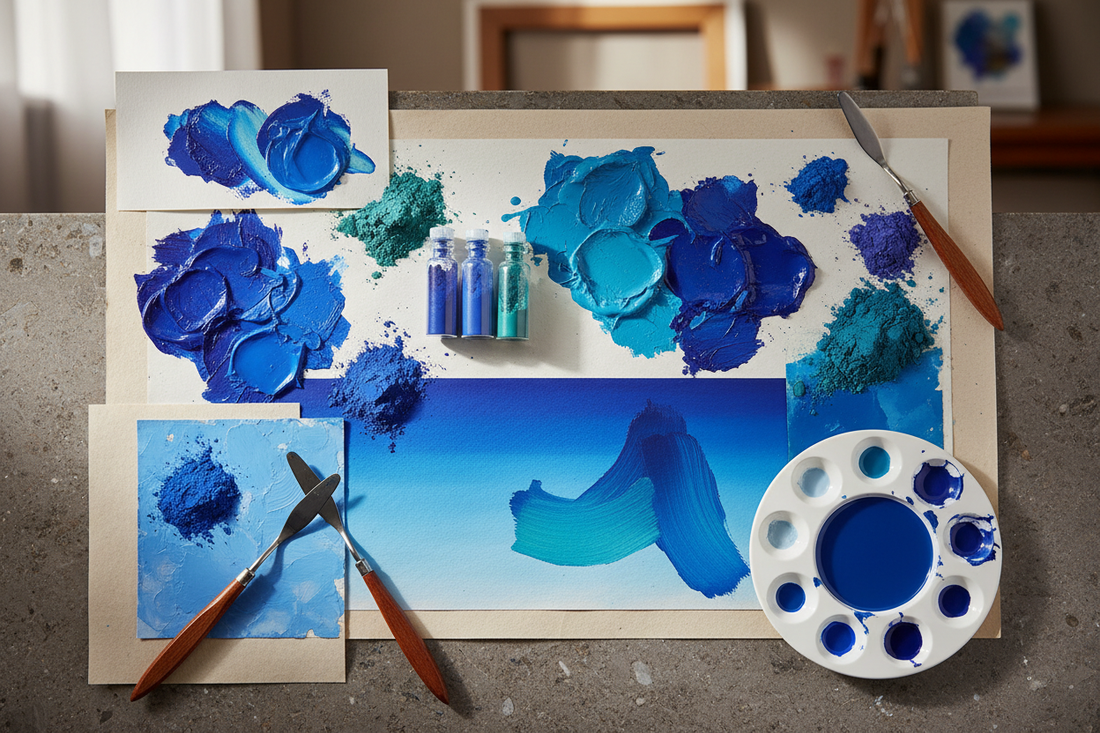 All About Blue: Understanding Blue Pigments in Art and Design