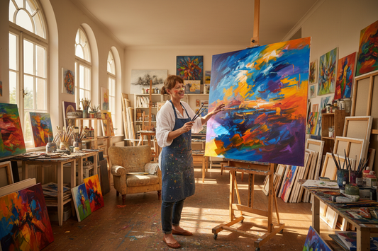 Annette Schmucker: The Artist Who Paints Without Limits