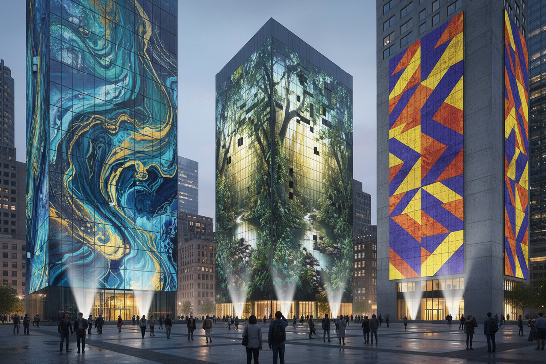 Architectural Canvas: Large-Scale Prints in Building Facades