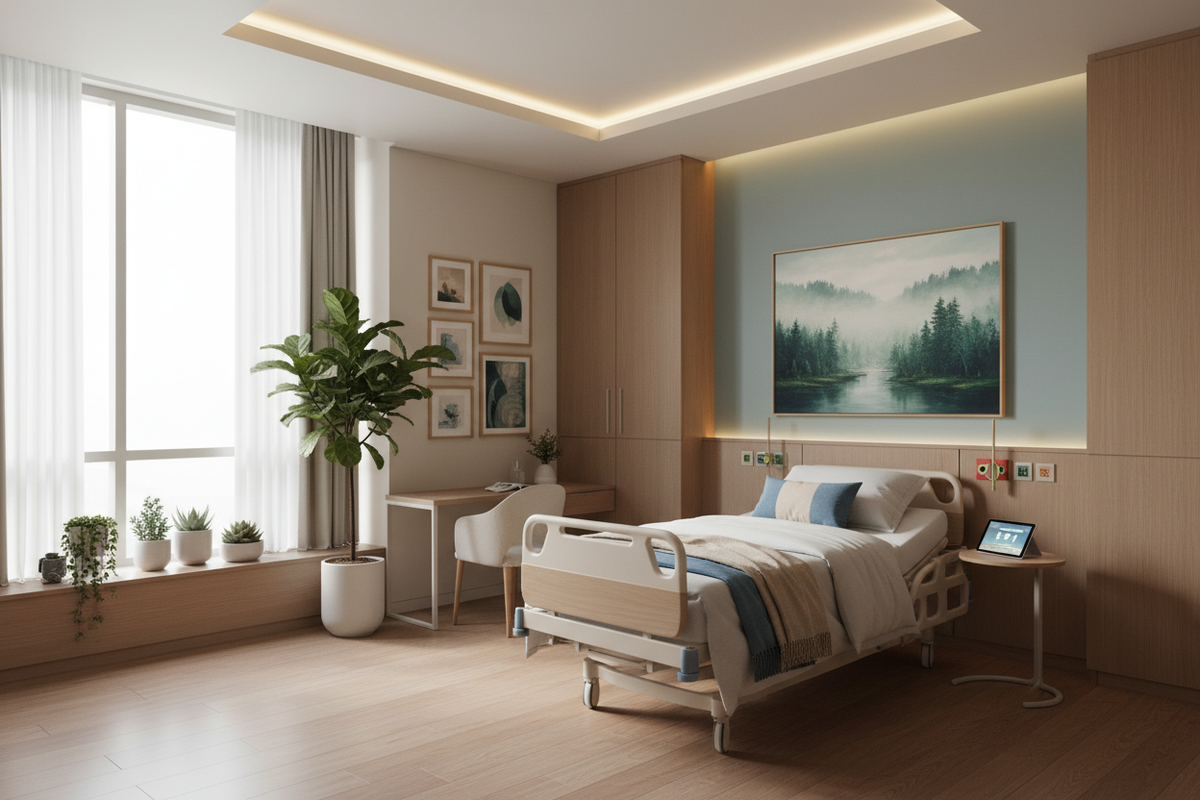 Art for Healing: Designing Hospital Rooms That Support Wellness