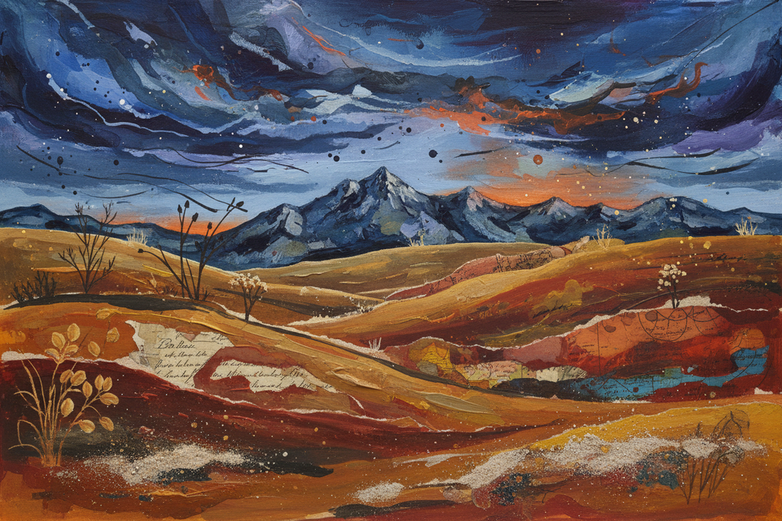 Art That Speaks: The Expressive Mixed Media Landscapes of Robert Dutton