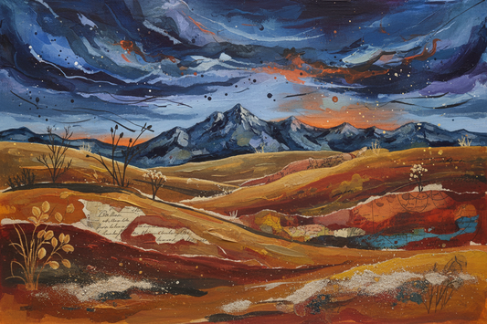 Art That Speaks: The Expressive Mixed Media Landscapes of Robert Dutton