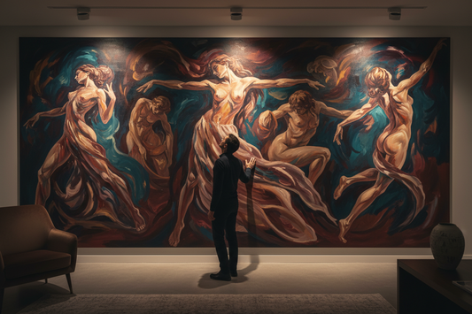 Art with Emotion: The Psychological Impact of Figurative Wall Art