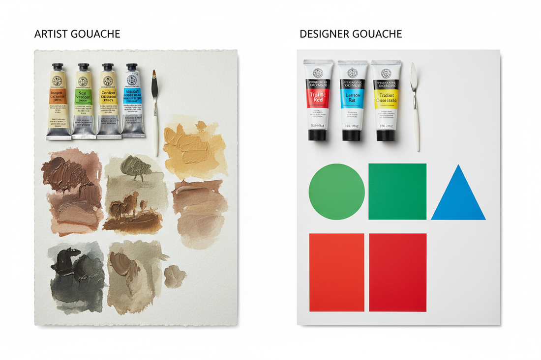 Artist vs. Designer Gouache: What’s the Real Difference and Which Should You Choose